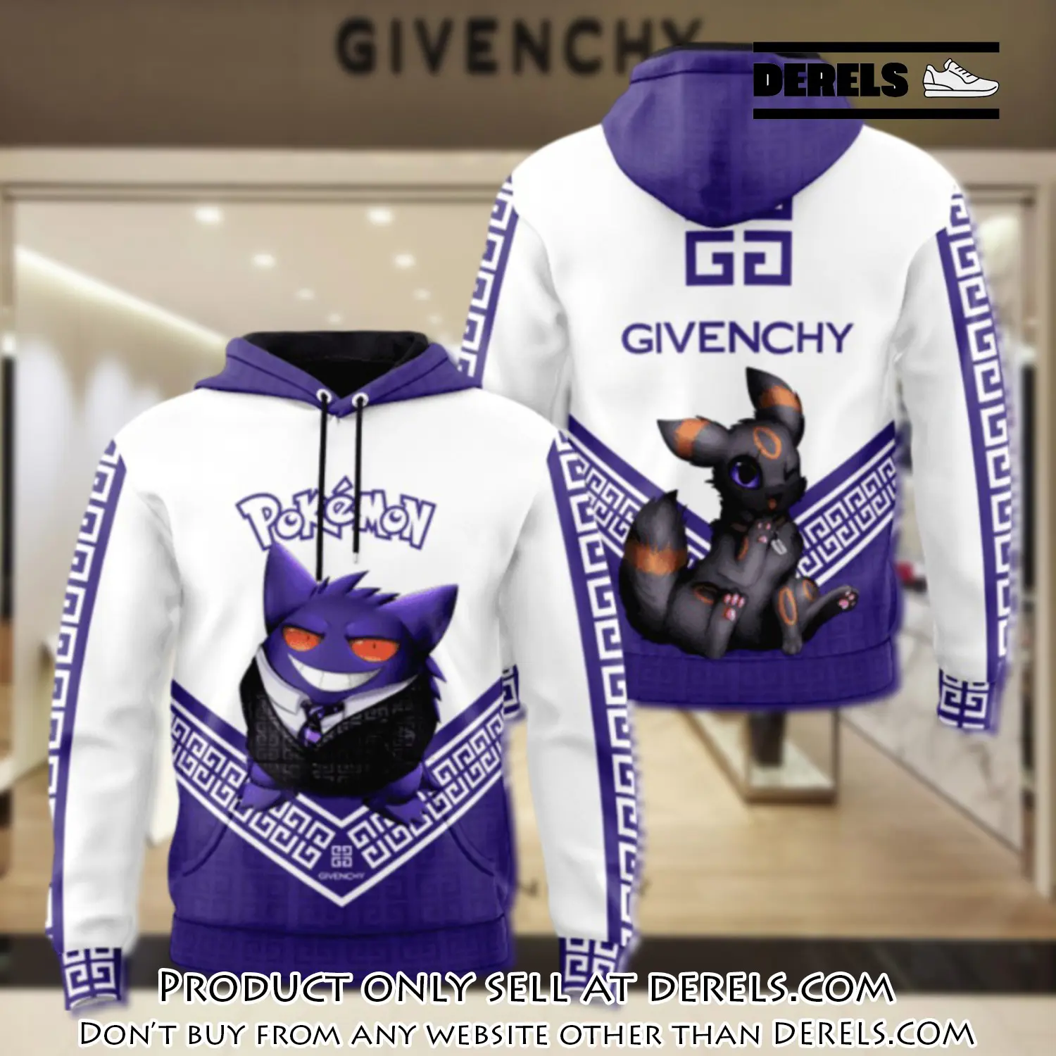 Givenchy pokemon unisex hoodie luxury brand gifts  jh2069 dr1945637